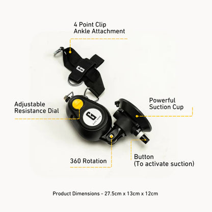 Dual Portable Cable - Up to 36lbs of Resistance