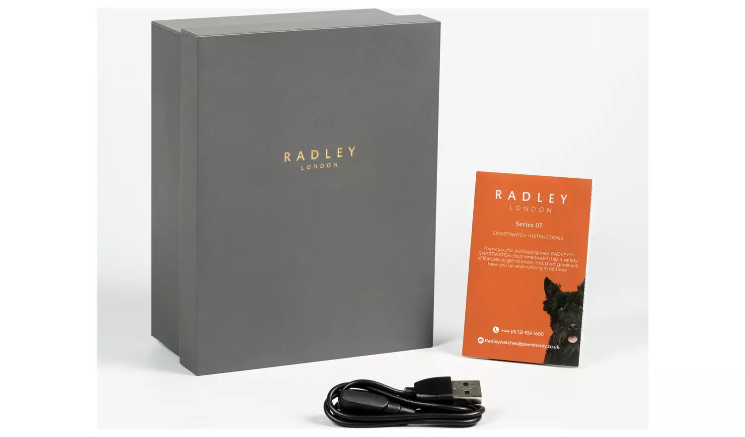 Radley Series 19 Pink and Grey Strap Smart Watch Set