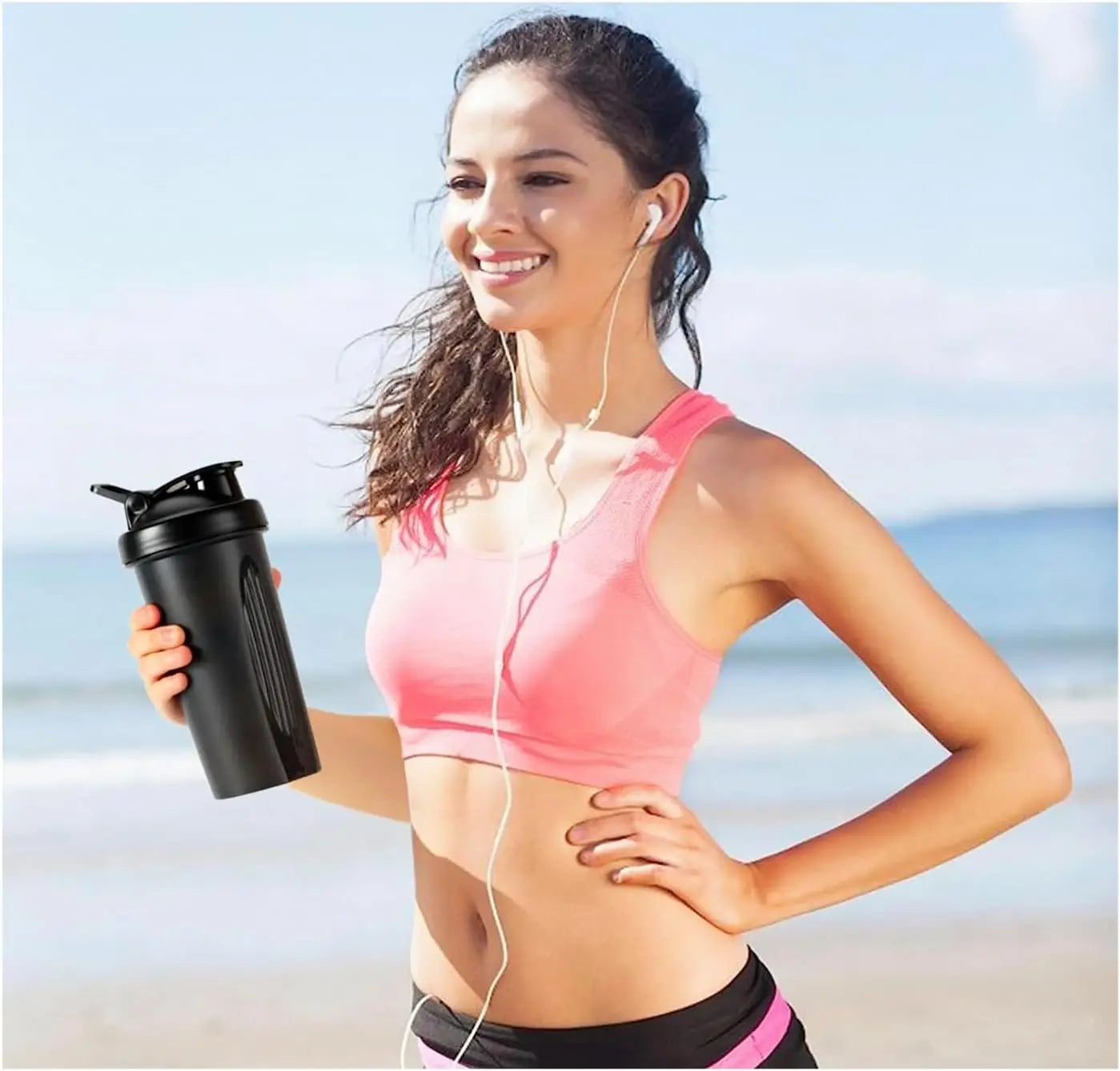 3 Layers Shaker Protein Bottle