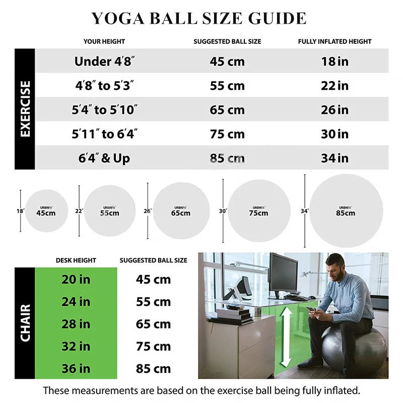 PVC Fitness Ball Yoga Ball