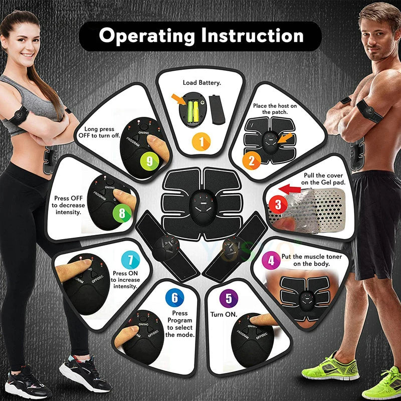 EMS Wireless Muscle Stimulator Trainer