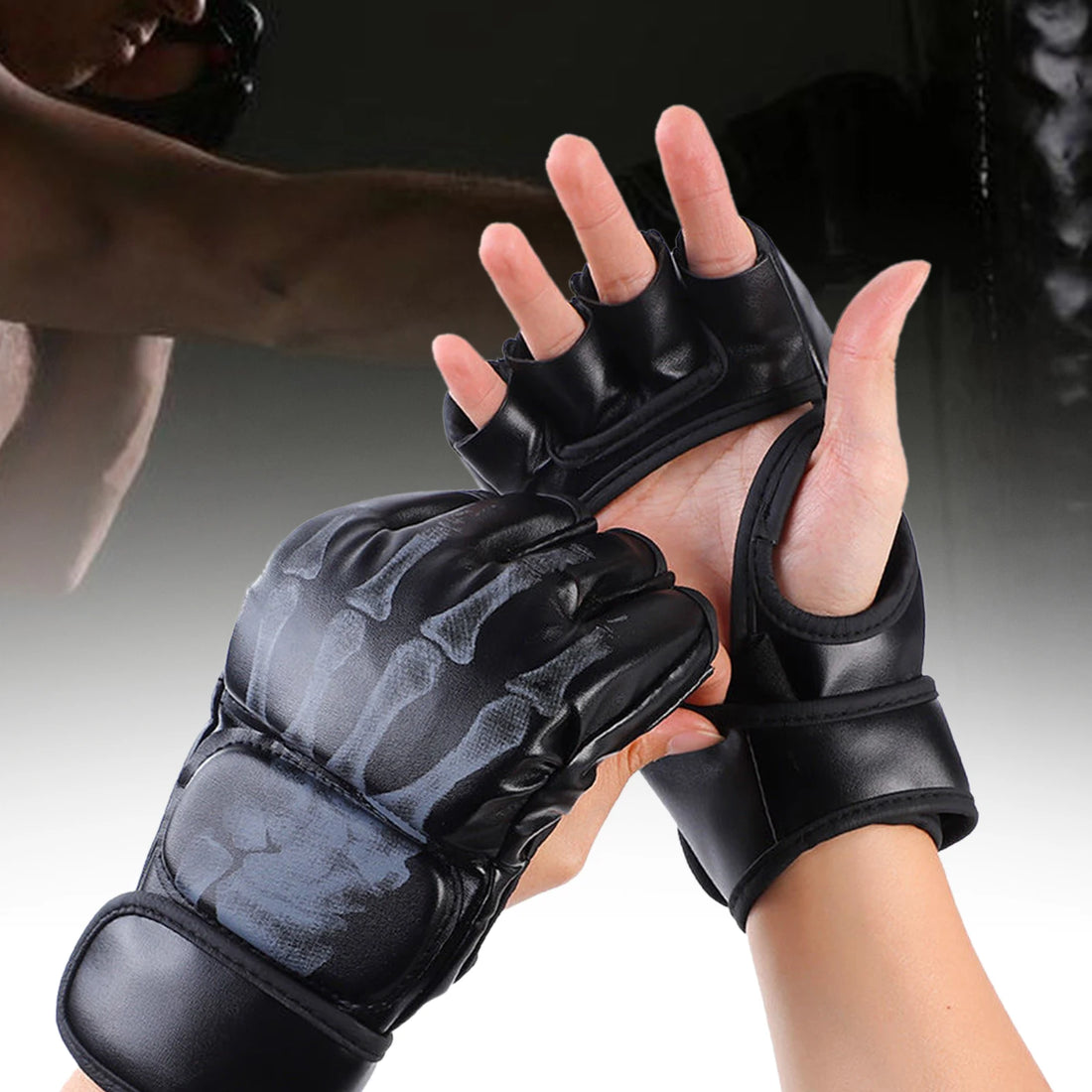 PU Leather Boxing Gloves