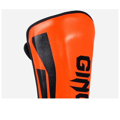 PU Leather Boxing Shin Guards