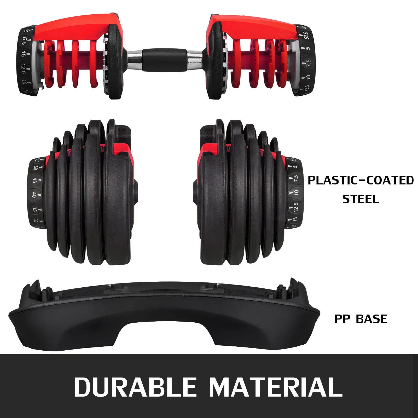 24Kg Adjustable Dumbbell Set