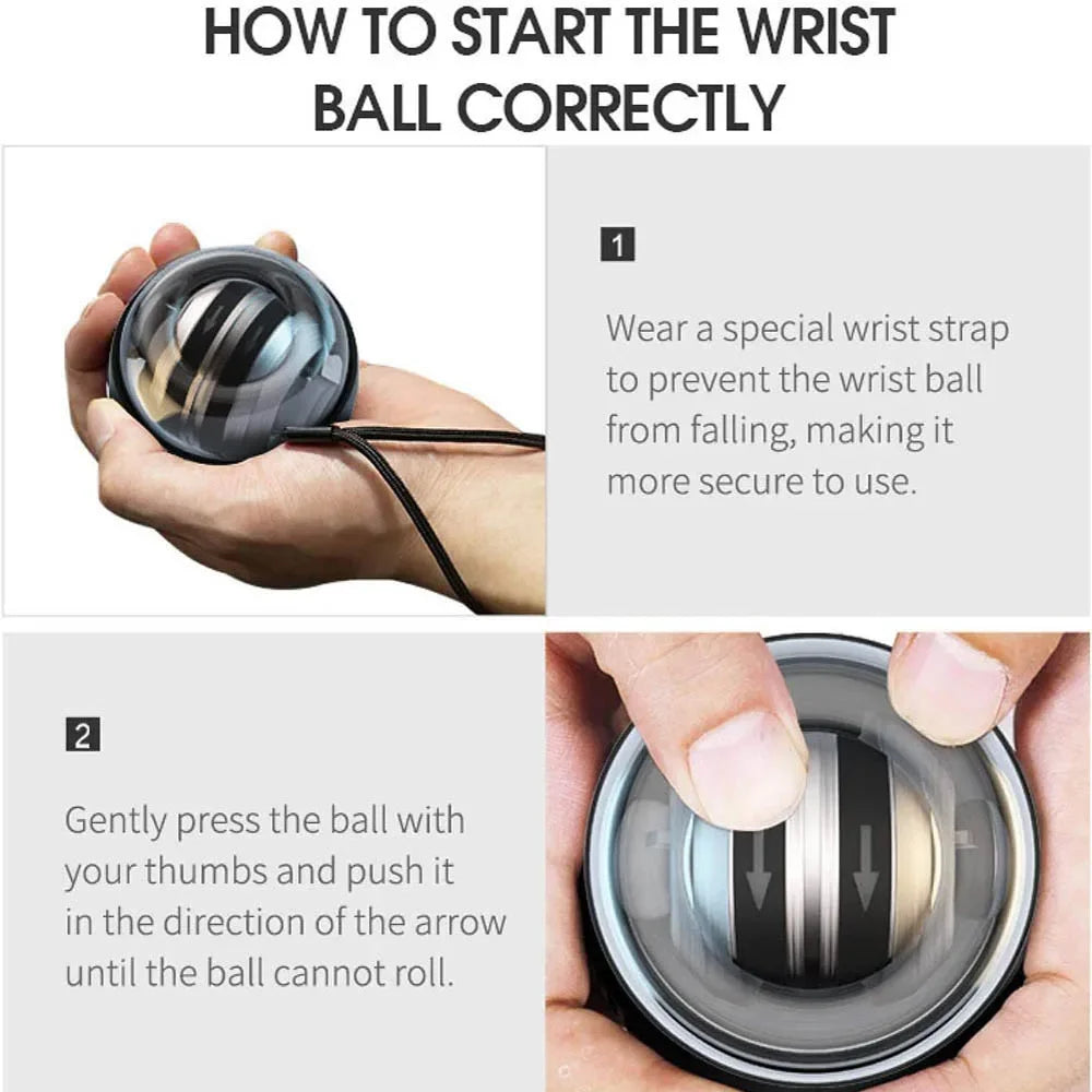 LED Wrist Power Ball Trainer